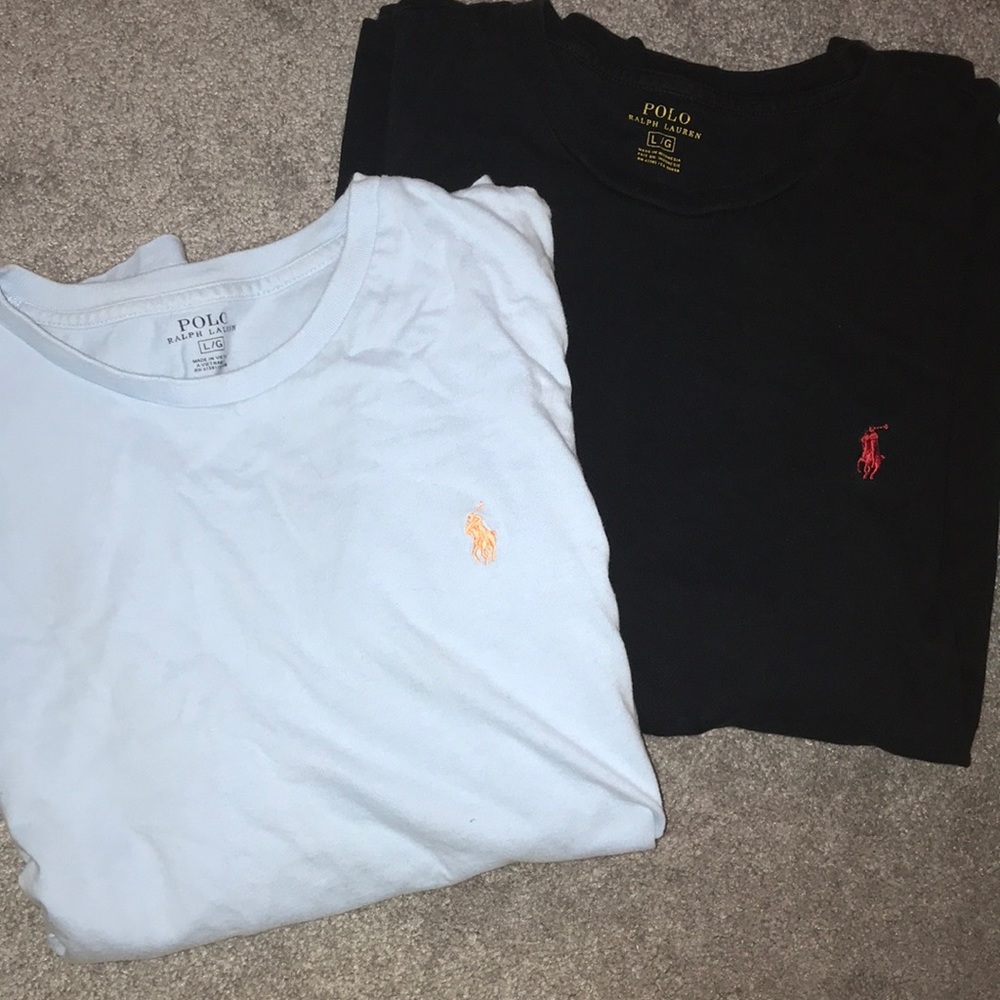 2 Polo Ralph Lauren Men’s Crewneck Tee Shirt